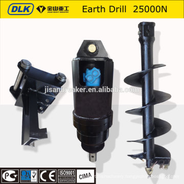 15-20tons excavator mounted hydraulic earth hole auger drilling machine